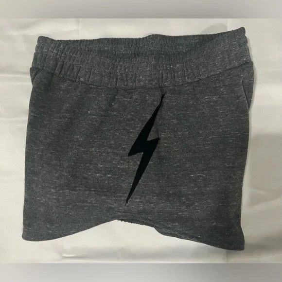 Aviator Nation Dark Gray Women's Athletic Shorts - Picture 4 of 9